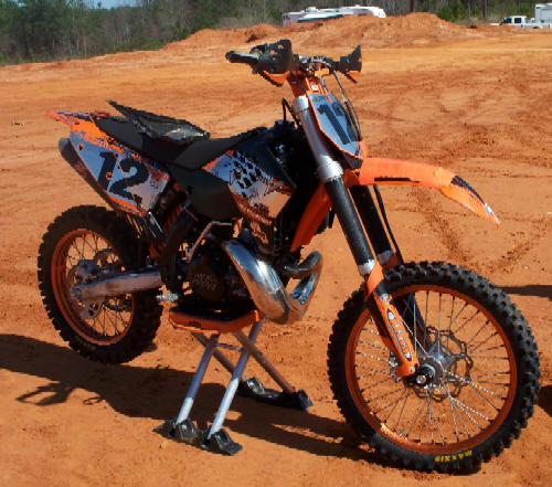 Clay Stuckey on '08 KTM 300 XCW, numbers/graphics not updated yet (8th 